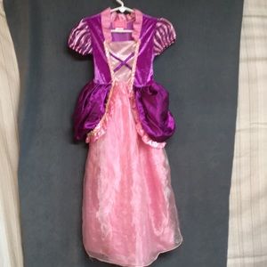 Princess dress/costume/lg 6-8 yrs/pink & purple